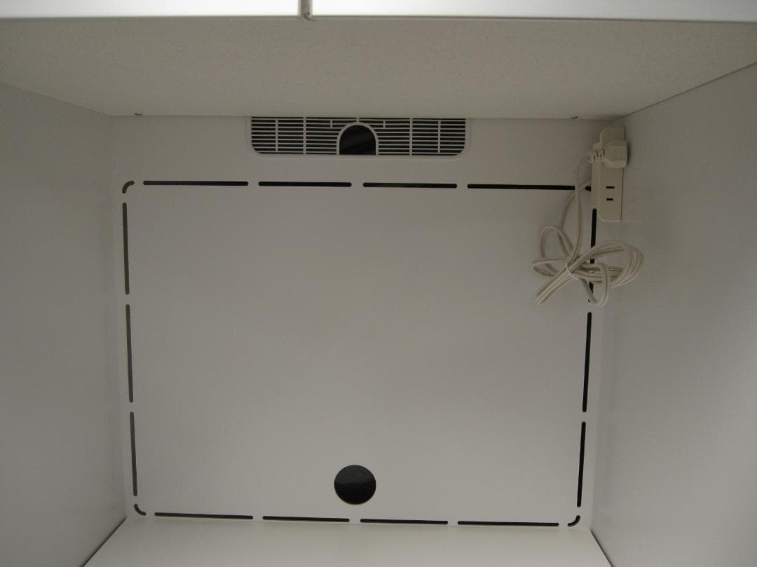 名古屋市等送料無料★オープン食器棚 120レンジボード ディーノWH 未使用品