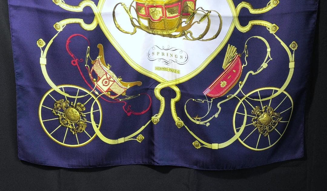 HERMES エルメス　大判スカーフ　カレ90　 D214