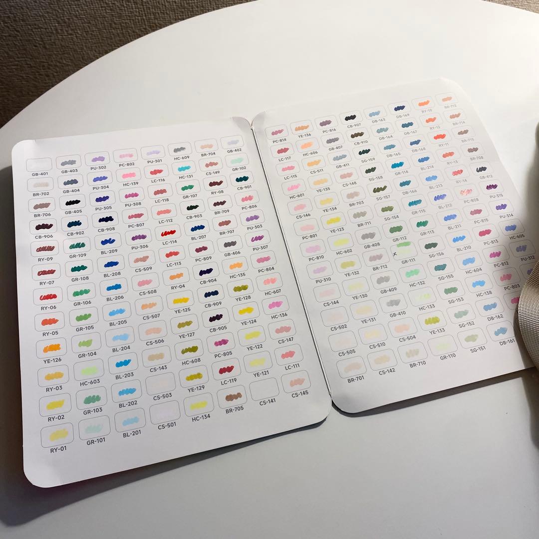 【美品】アクリルマーカー　192色　収納袋付き　ほぼ新品未使用　ペン　塗り絵