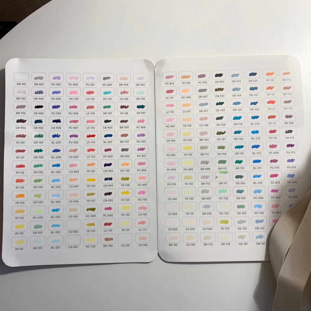 【美品】アクリルマーカー　192色　収納袋付き　ほぼ新品未使用　ペン　塗り絵