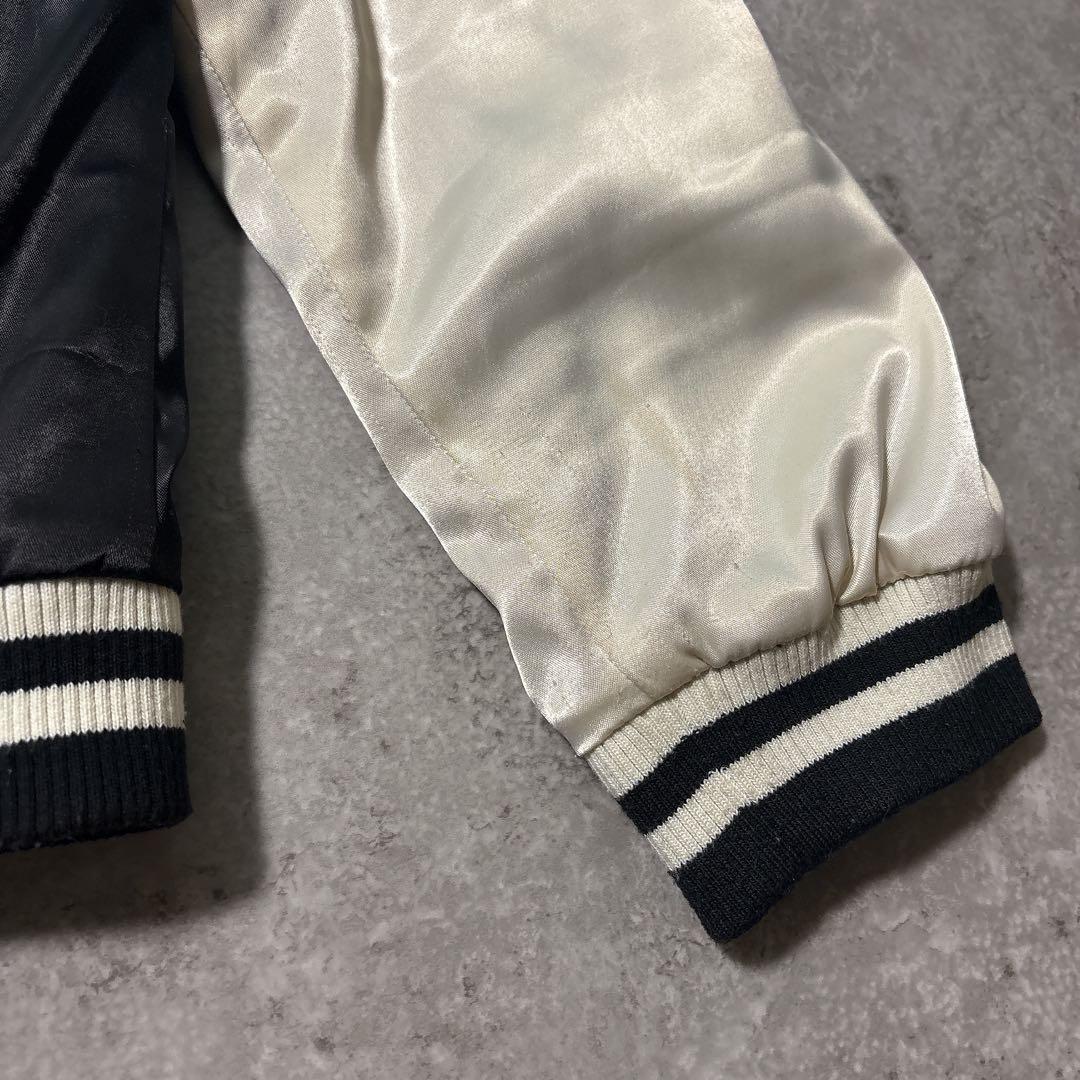 5 ジャックローズ×ローリングストーンズ 刺繍 スカジャン リバーシブル XL