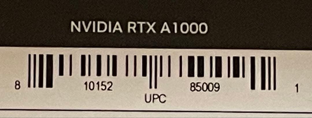 グラフィックボード NVIDIA RTX A1000 8GB GDDR6
