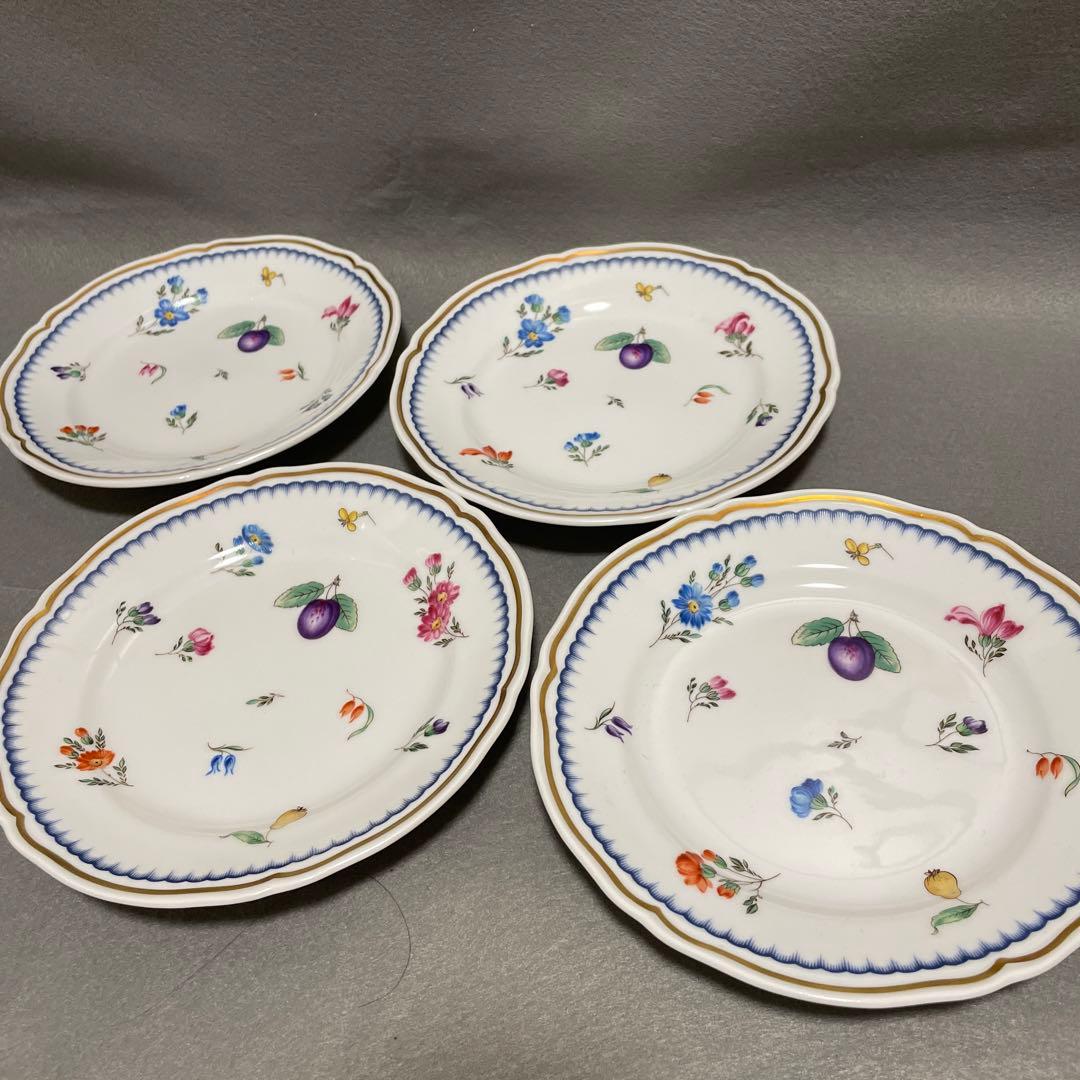 リチャードジノリ　イタリアンフルーツ　プレート17cm 4枚