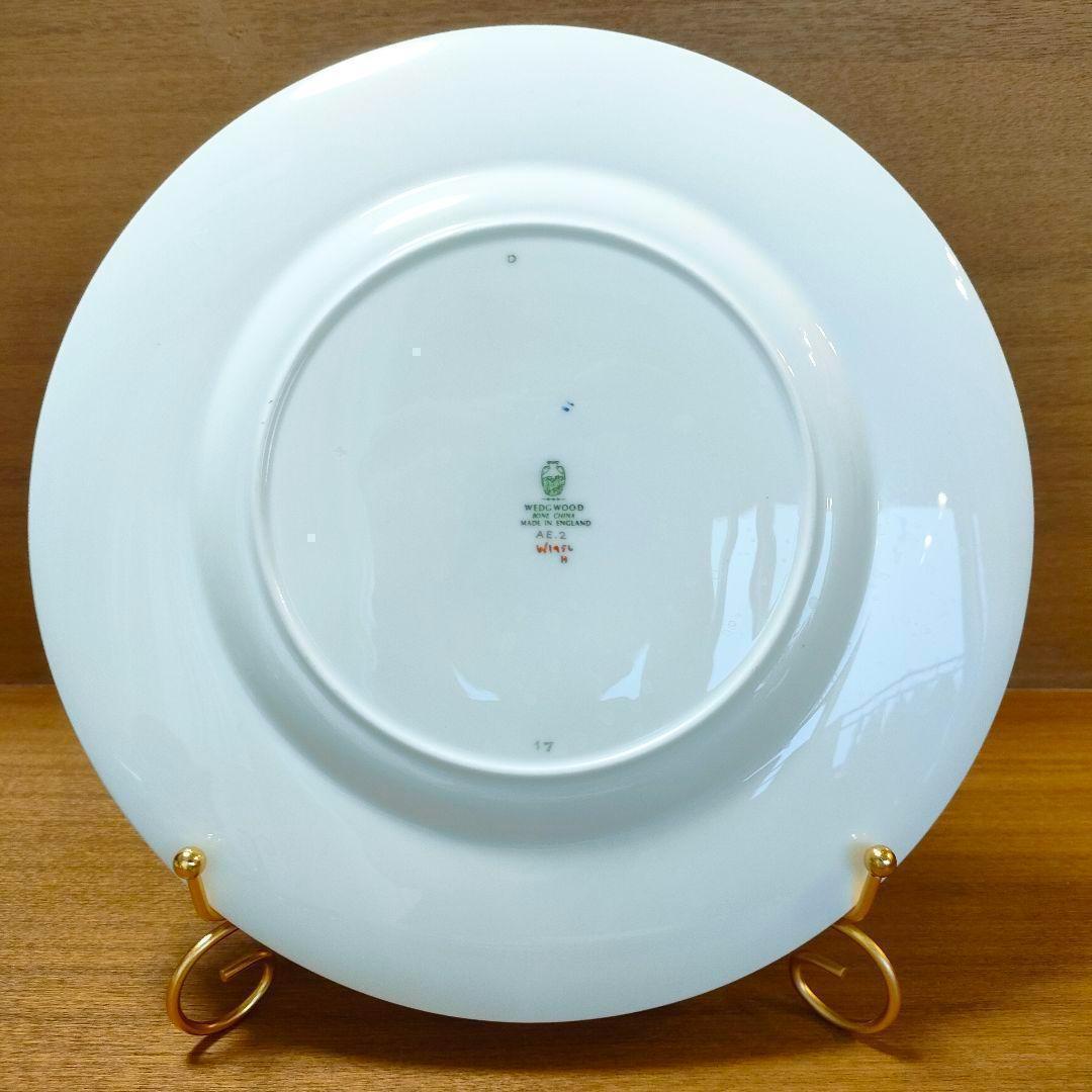 美品★ウエッジウッド 4枚セット ディナープレート フロレンティーン コバルト