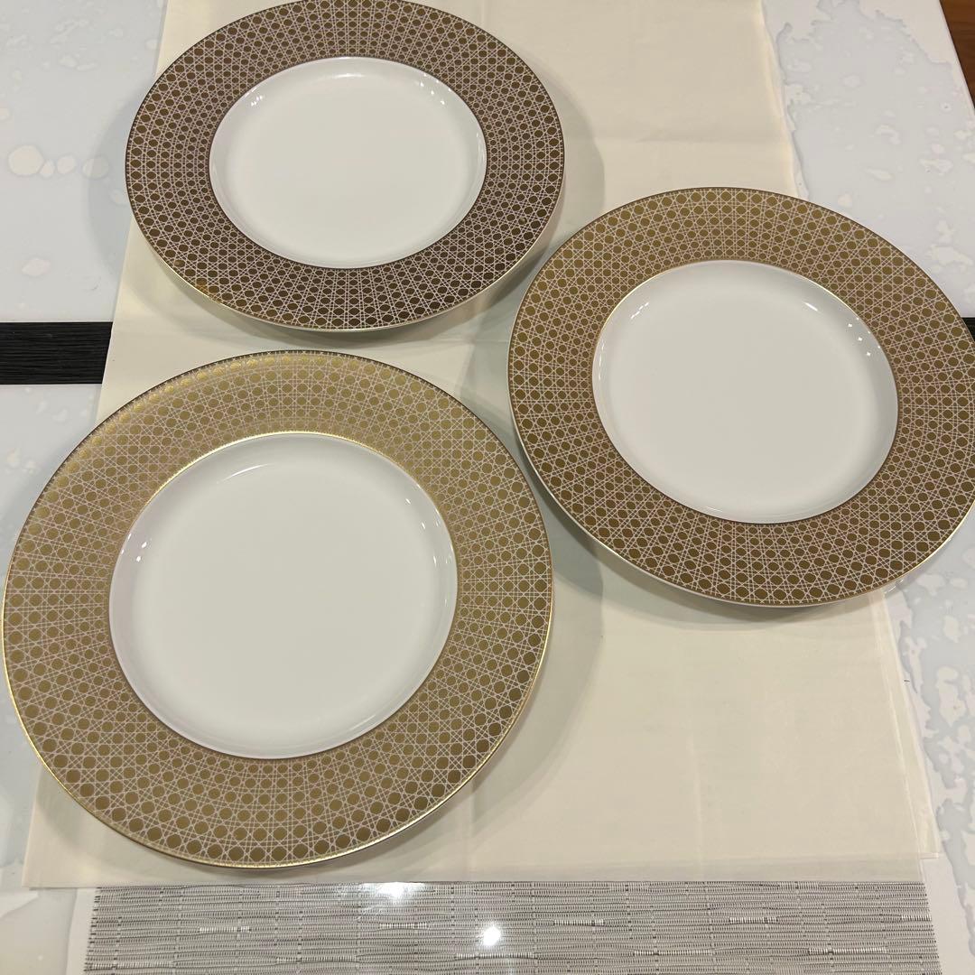 【値下げします】Dior カナージュ モンテーニュ​　プレート32cm 3枚