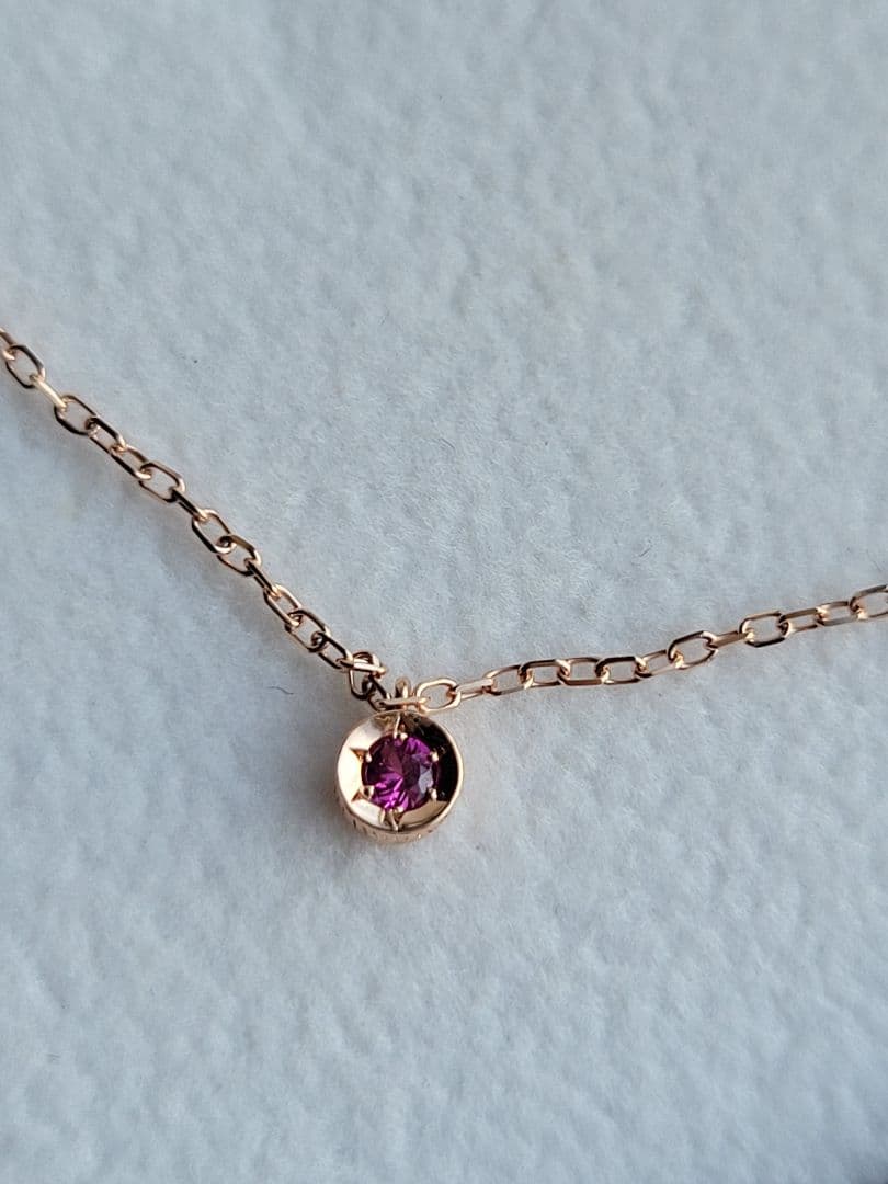 美品★Canal 4℃ K10 PGブレスレット ルビー ジルコニア