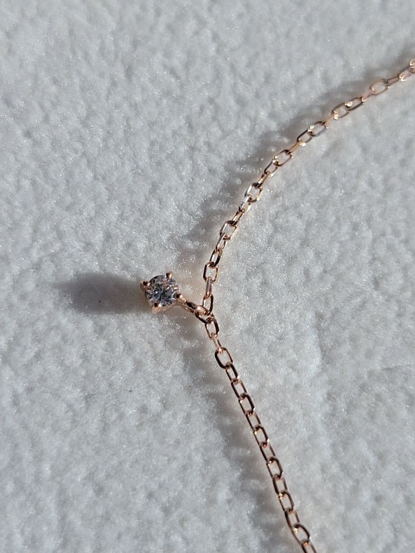 美品★Canal 4℃ K10 PGブレスレット ルビー ジルコニア