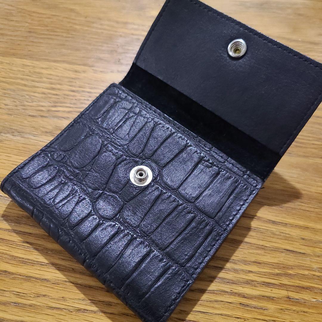 THE CRIMIE レザー 二つ折り財布 クロコダイル