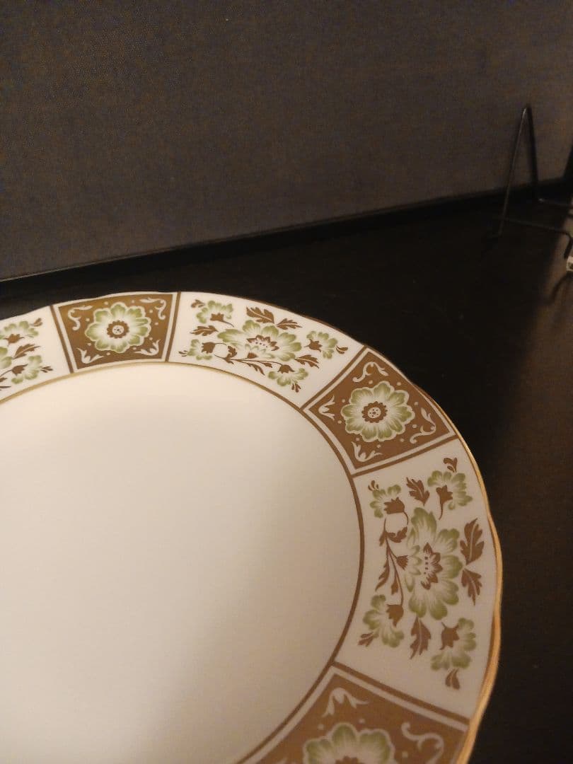 ロイヤルクラウンダービー グリーンダービーパネル ケーキプレート ③④