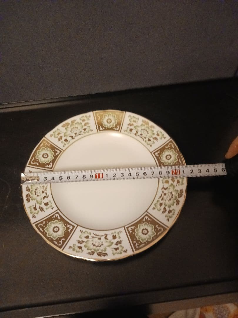 ロイヤルクラウンダービー グリーンダービーパネル ケーキプレート ③④