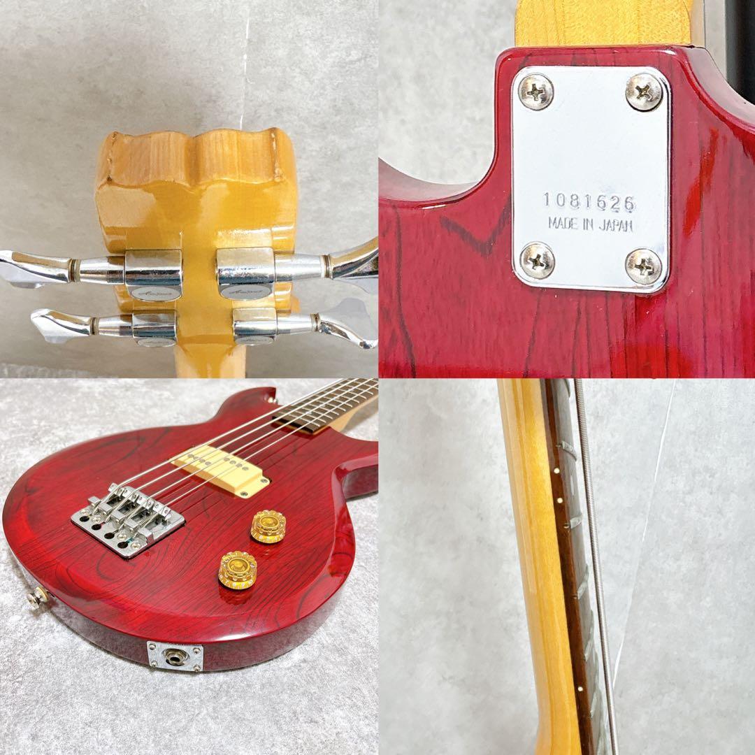 Aria proⅡ アリアプロ CSB-380 日本製 ベース 赤 カーディナル