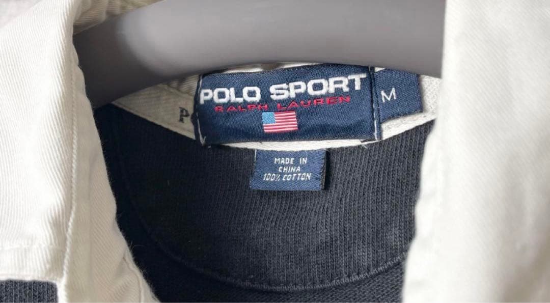 POLOSPORT ポロスポーツ ラガーシャツ 90s ロゴ刺繍