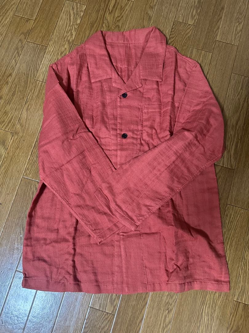 UCHINO マシュマロガーゼ パジャマ オレンジ レッド 朱色