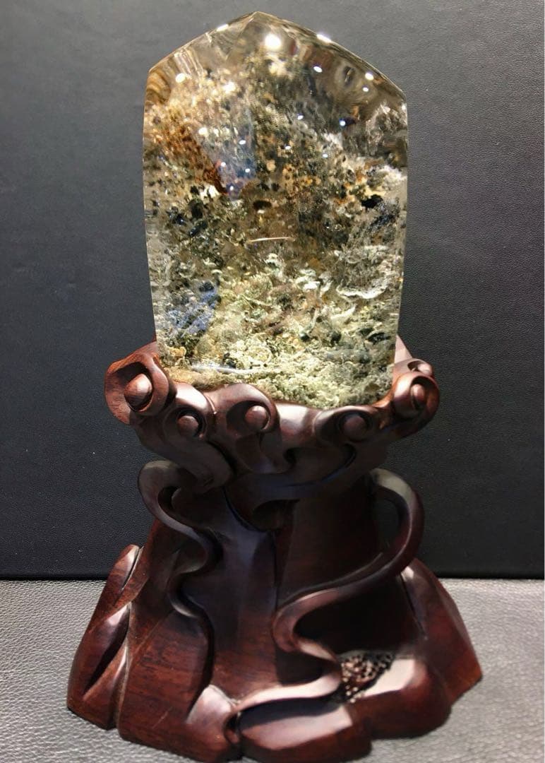 ⭐︎【天然】ガーデン クォーツ 置物 1050g