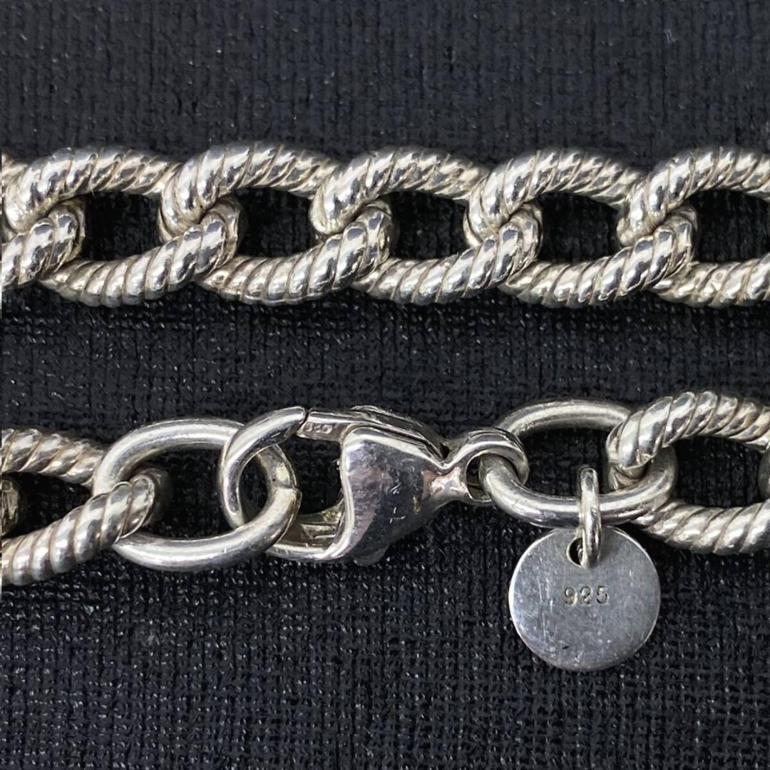 美品 OLD TIFFANY&Co シルバー925 ロープチェーン ブレスレット