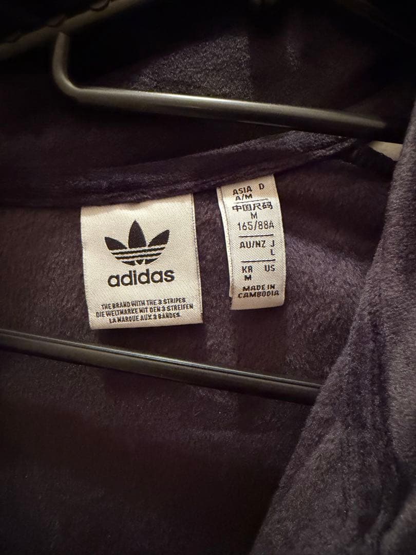 るう adidas W ADIBREAK VELOUR TT L