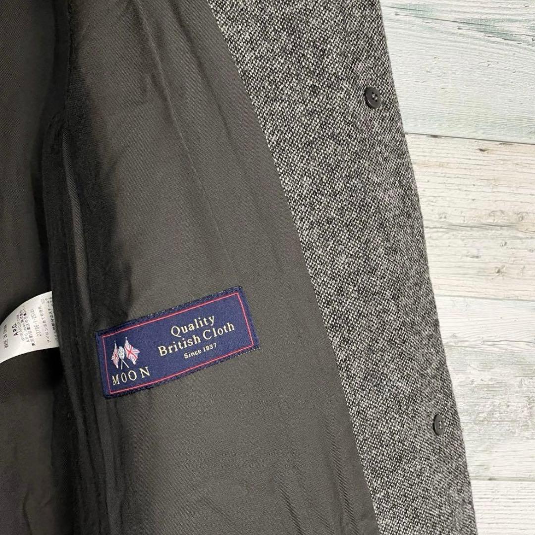 A.P.C. グレー ロングコート 38