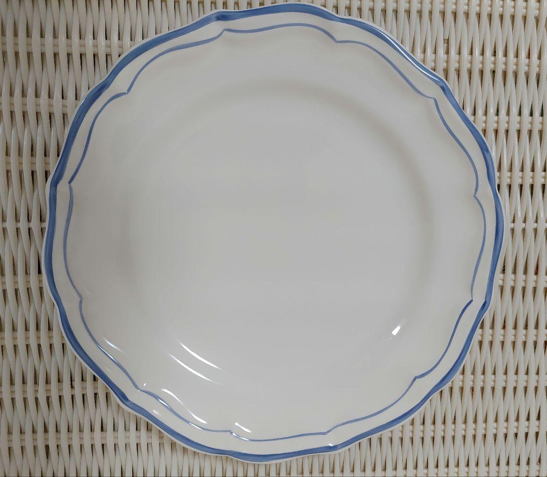 GIEN　フィレ　ブルー　23㎝　２枚セット