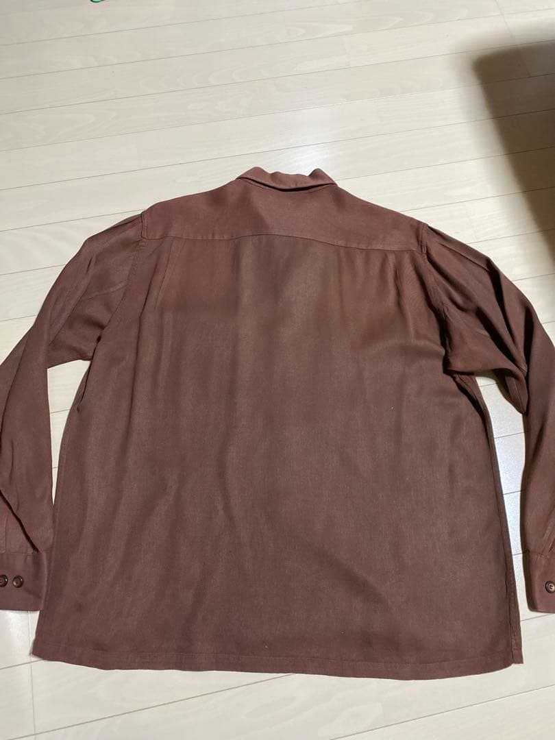 s*i様 Mac Master 50'sレーヨンシャツ 焦茶　ビンテージ