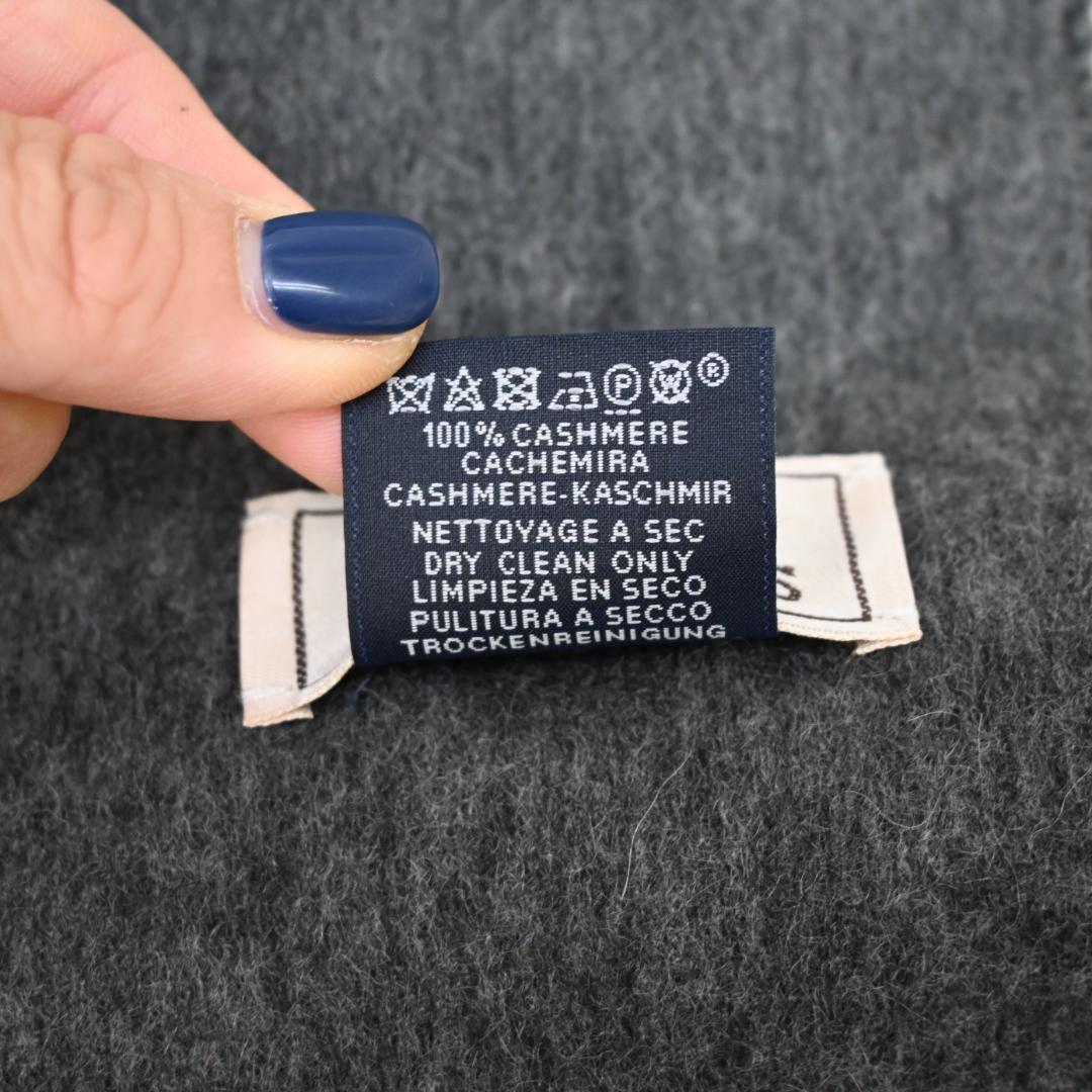 ■ □ 45963★冬 HERMES エルメス マフラー カシミヤ100％