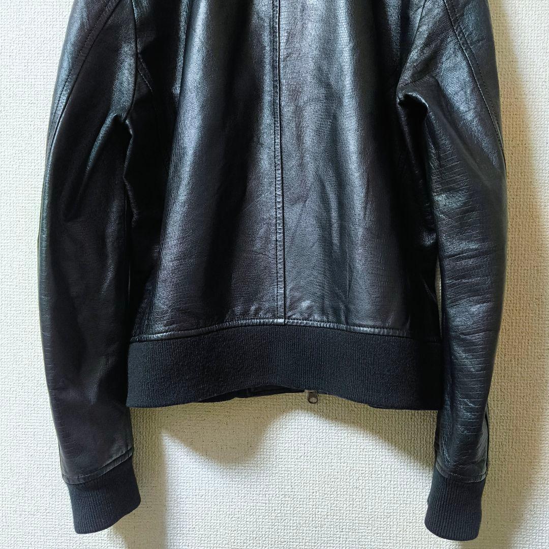 CUSTOM CULTURE パイソン型押し シングル レザージャケット