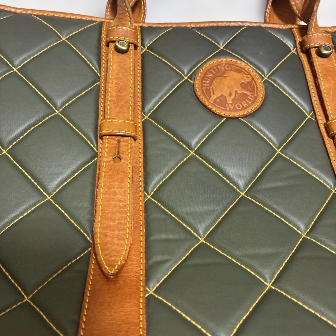 HUNTING WORLD キルティングトートバッグ
