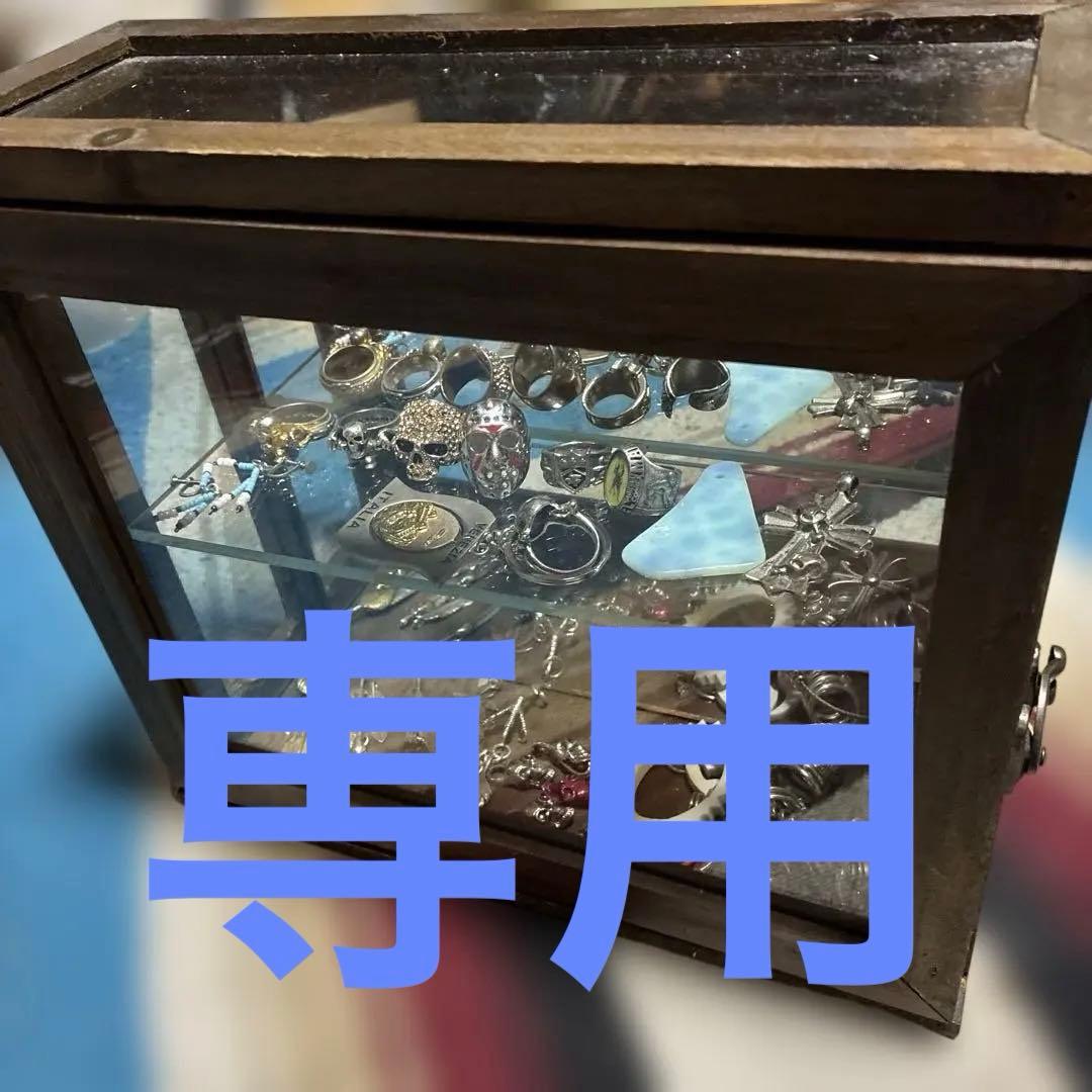 木製ガラスケース 2段棚付き二個せっセット