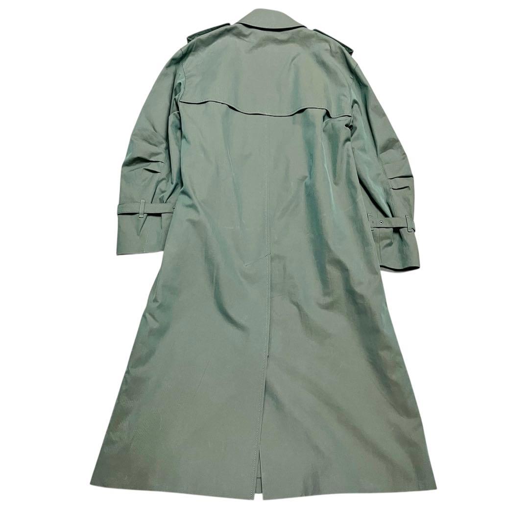 希少✨　【英国製】【玉虫】　大草直子さん着用　アクアスキュータム　トレンチコート