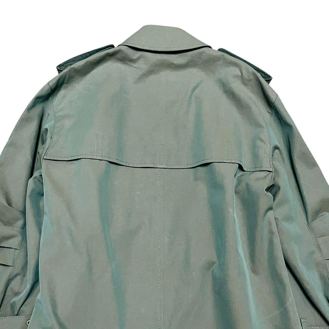 希少✨　【英国製】【玉虫】　大草直子さん着用　アクアスキュータム　トレンチコート