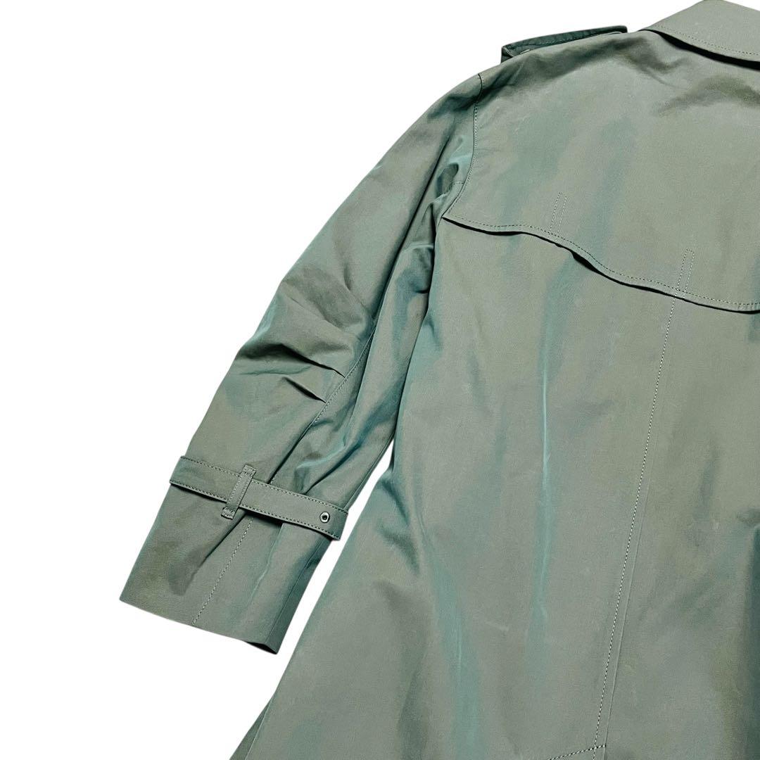 希少✨　【英国製】【玉虫】　大草直子さん着用　アクアスキュータム　トレンチコート