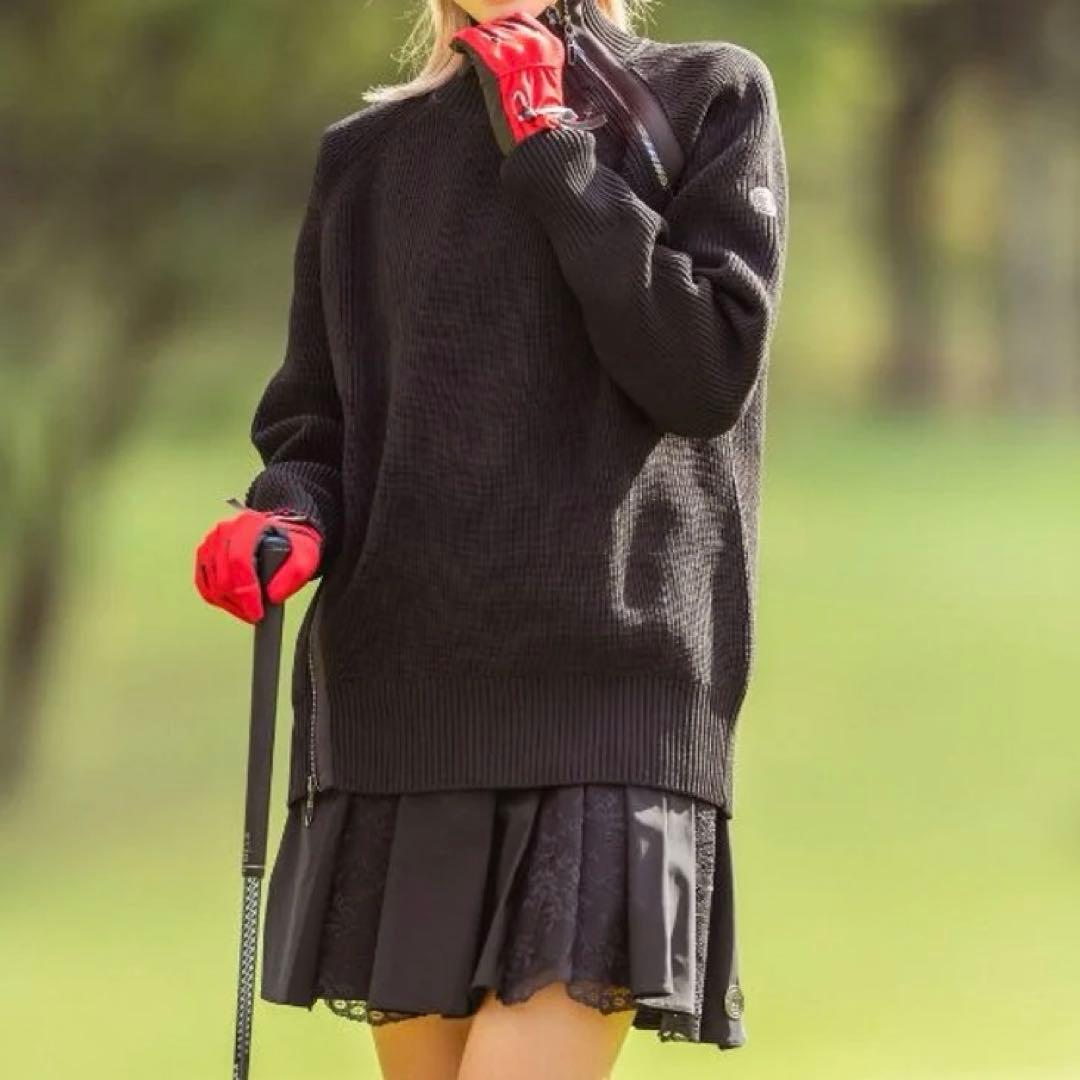 LANVIN SPORT レディースゴルフウェア セットアップ セータースカート