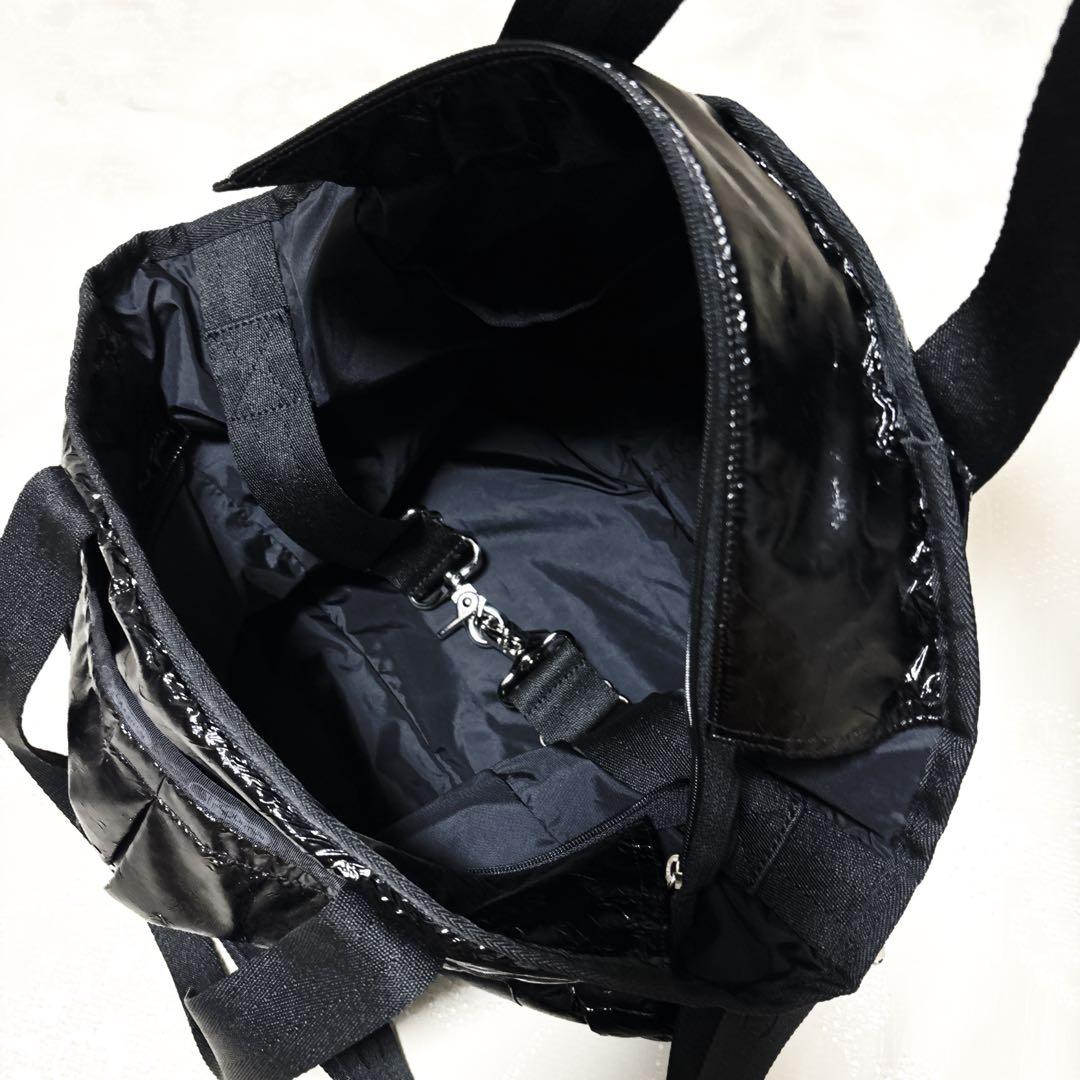 新品級 レスポートサック 2way ママバック トートバッグ ショルダー 黒