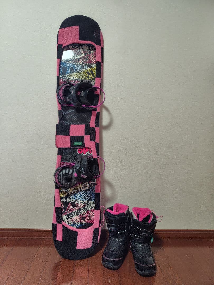 RIDEスノボセット　板カバー付