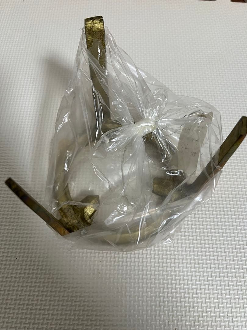 【未使用品】五徳 特製三本足五徳 灰ならし 火鉢 囲炉裏 レトロ