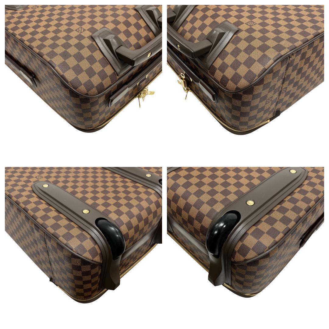 美品 ルイヴィトン ダミエ ペガス55 キャリー スーツケース N23294