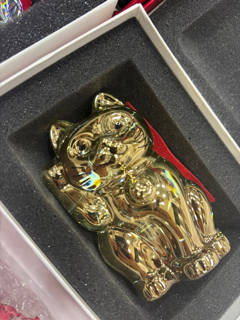 超レア　入手困難　バカラ猫　ゴールド　クリアフルセット