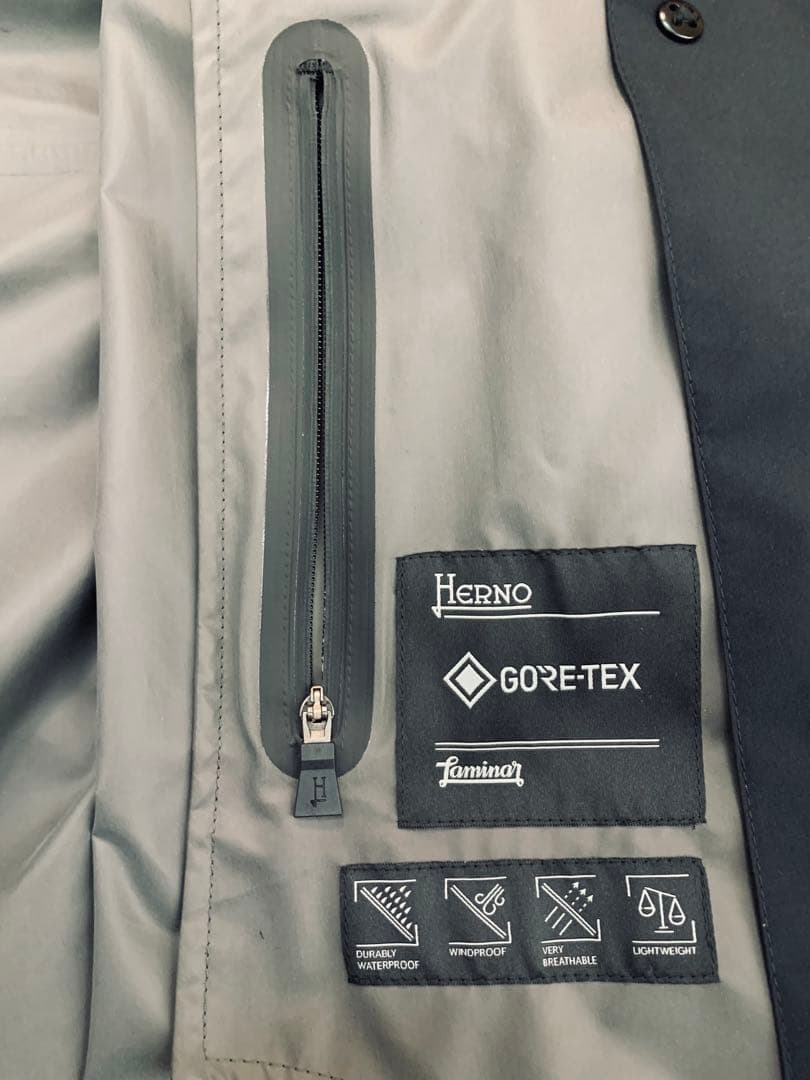 HERNO Laminar フーディートレンチコート GORE-TEX 40 M