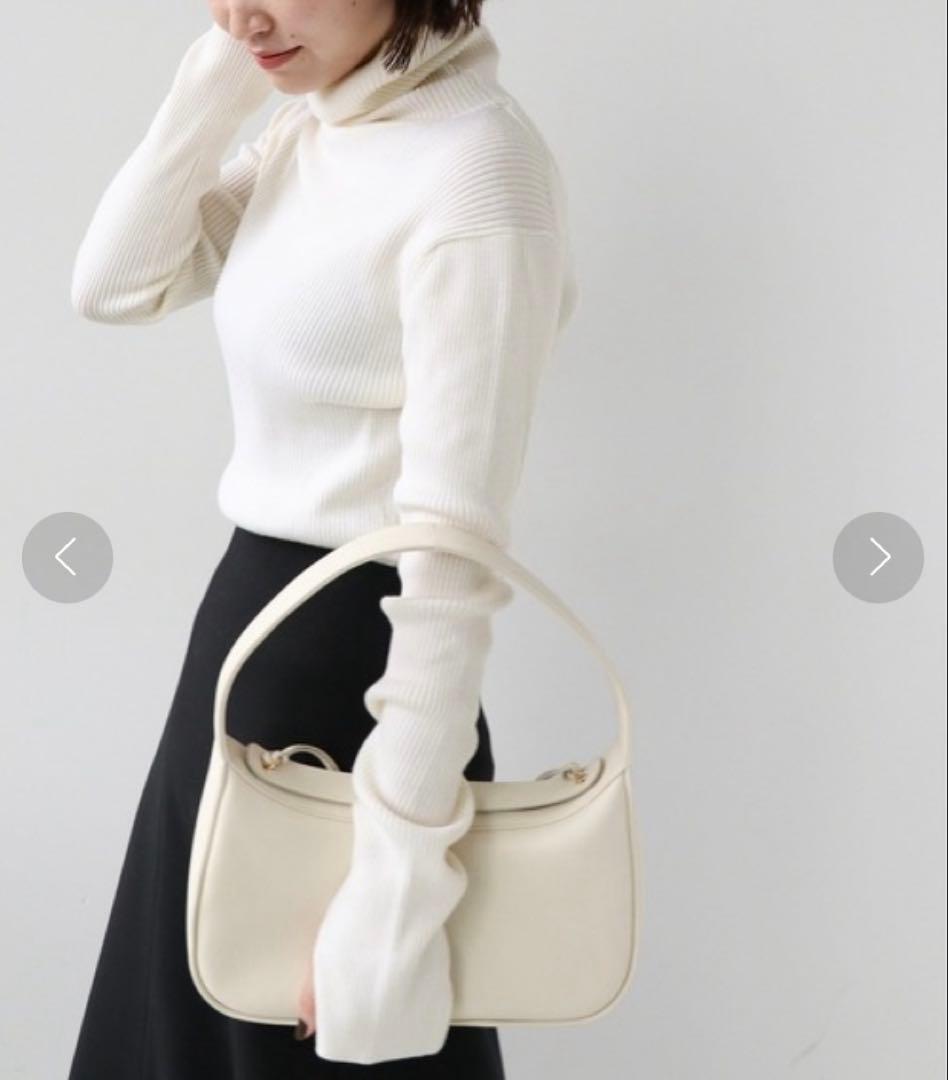 Deuxieme Classe TEX リブタートルネックプルオーバー