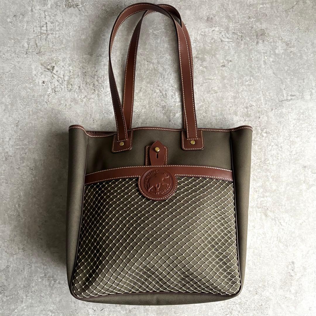 【極美品】HUNTING WORLD サファリ トゥデイ トートバッグ