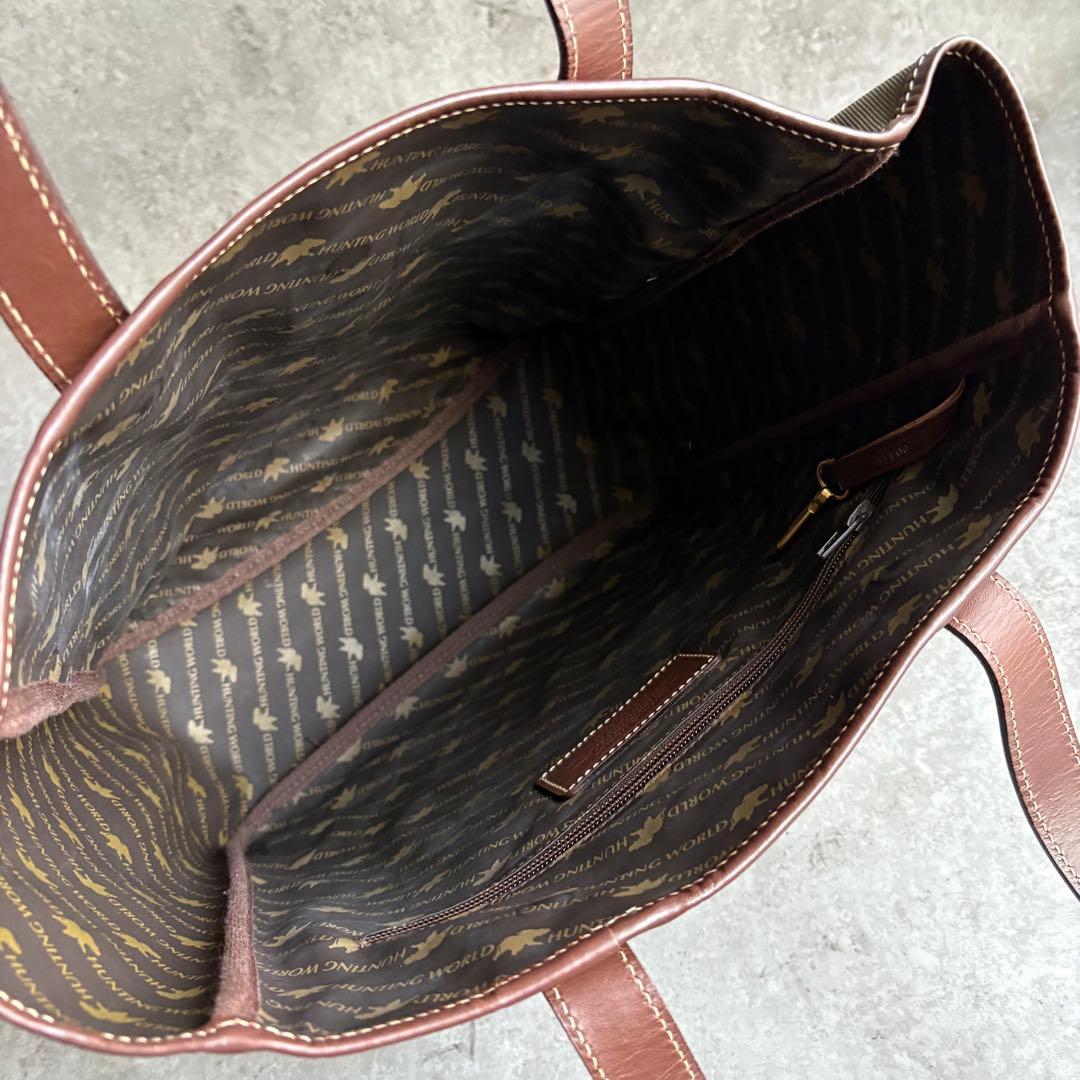 【極美品】HUNTING WORLD サファリ トゥデイ トートバッグ