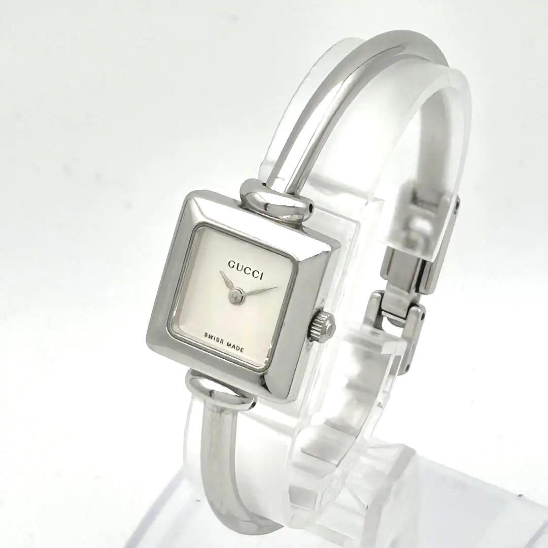 【稼働品】グッチ　クォーツ　腕時計　0228146 新品電池