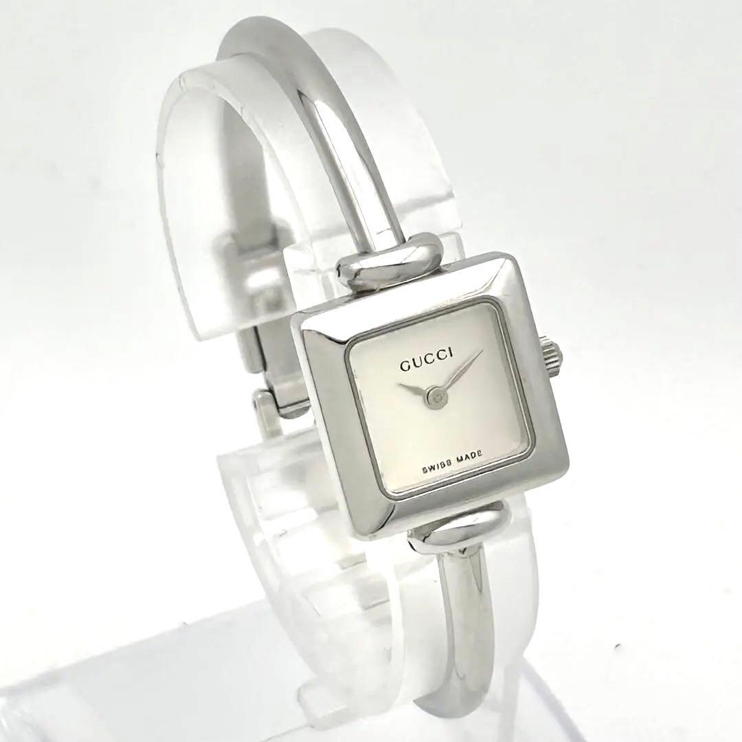 【稼働品】グッチ　クォーツ　腕時計　0228146 新品電池