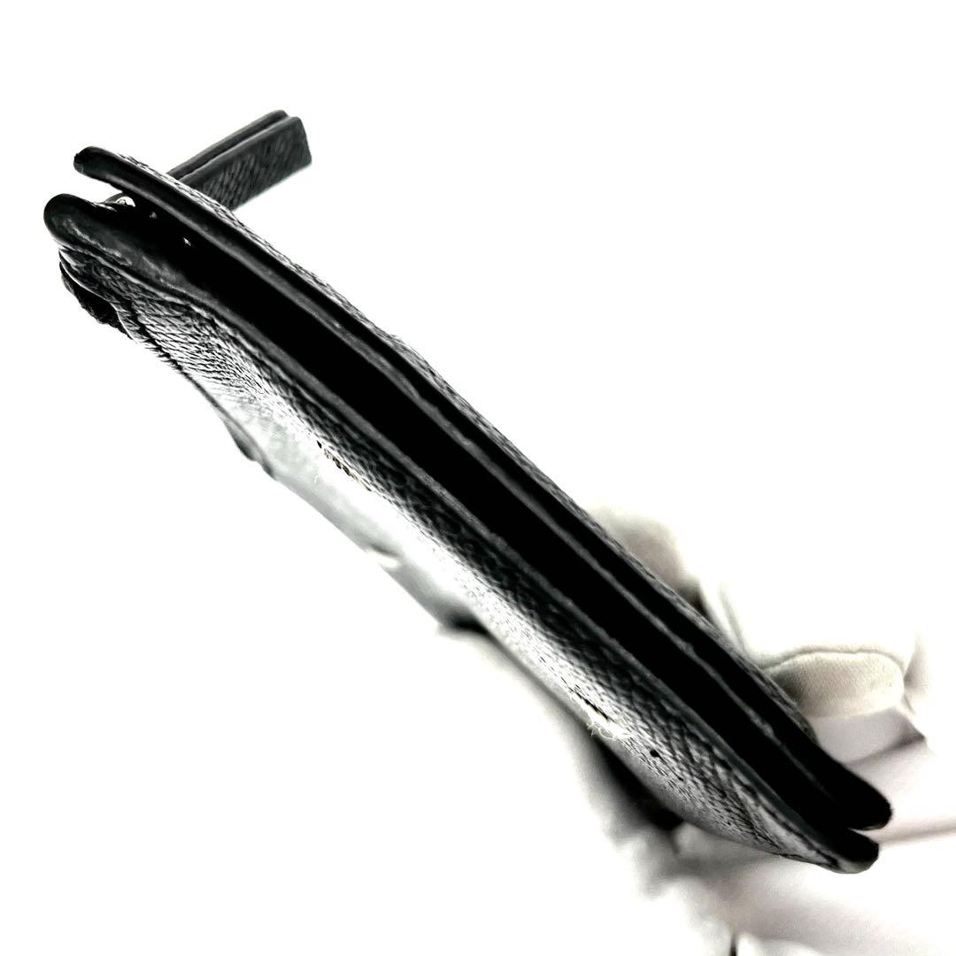 メゾンマルジェラ　マネークリップ　三つ折り　ケース　レザー　ブラック