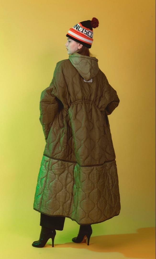 【THETINYSHOPbyMORI】 リメイク軍物ライナー　キルティングコート