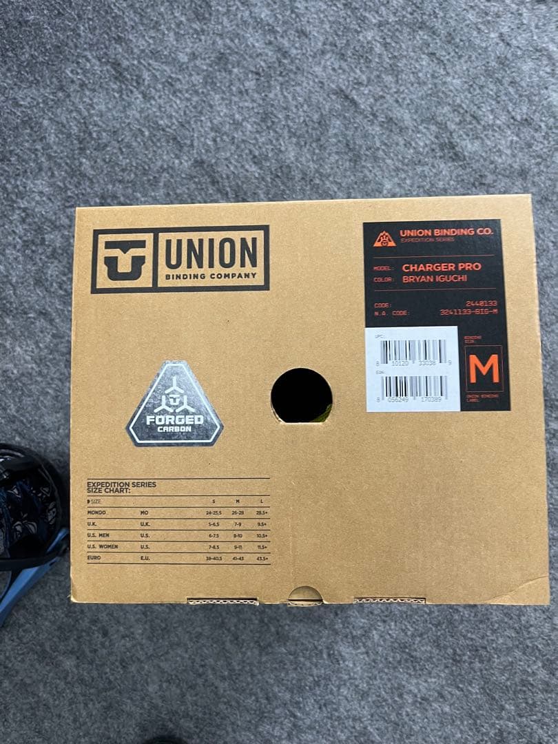 unionスプリットボードバイン Mサイズ+ChargerQuiver Disk