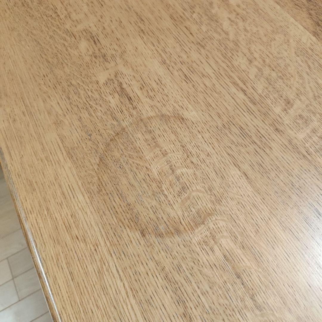 日進木工 オークのダイニングテーブル 180×75cm