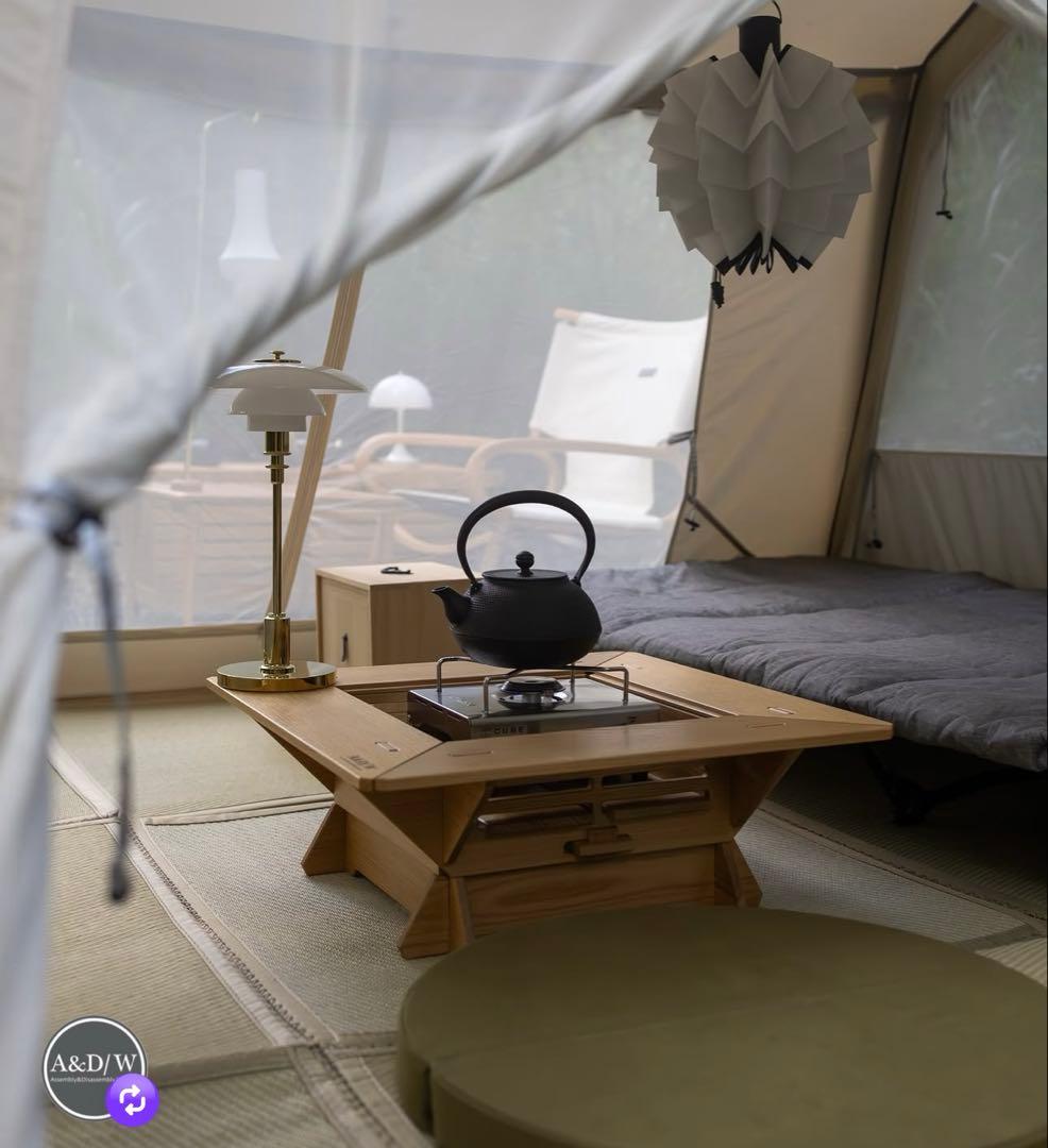 A&D/W No.001 七輪囲炉裏付きテーブル