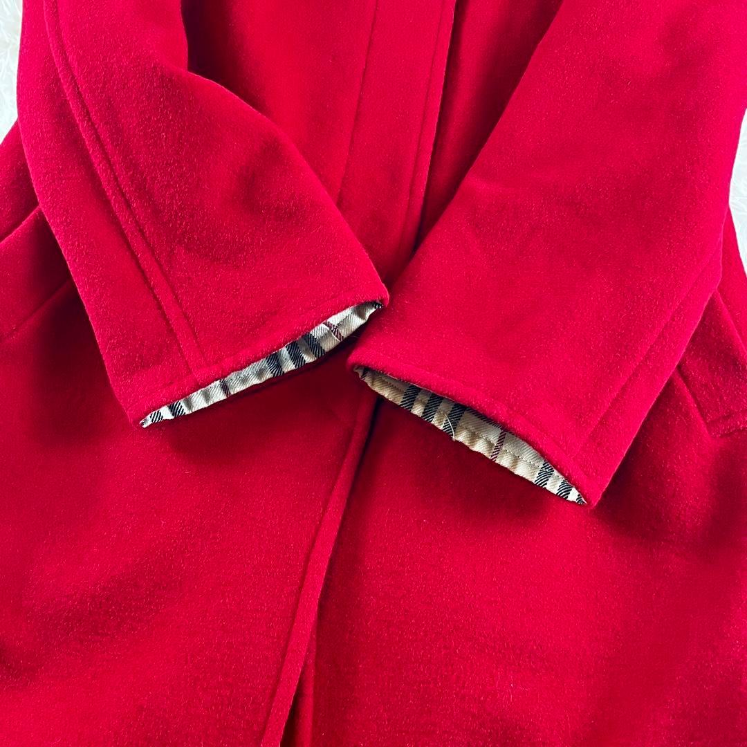 ✨美品✨L バーバリーロンドン アンゴラ ウール チェスターコート ノバチェック