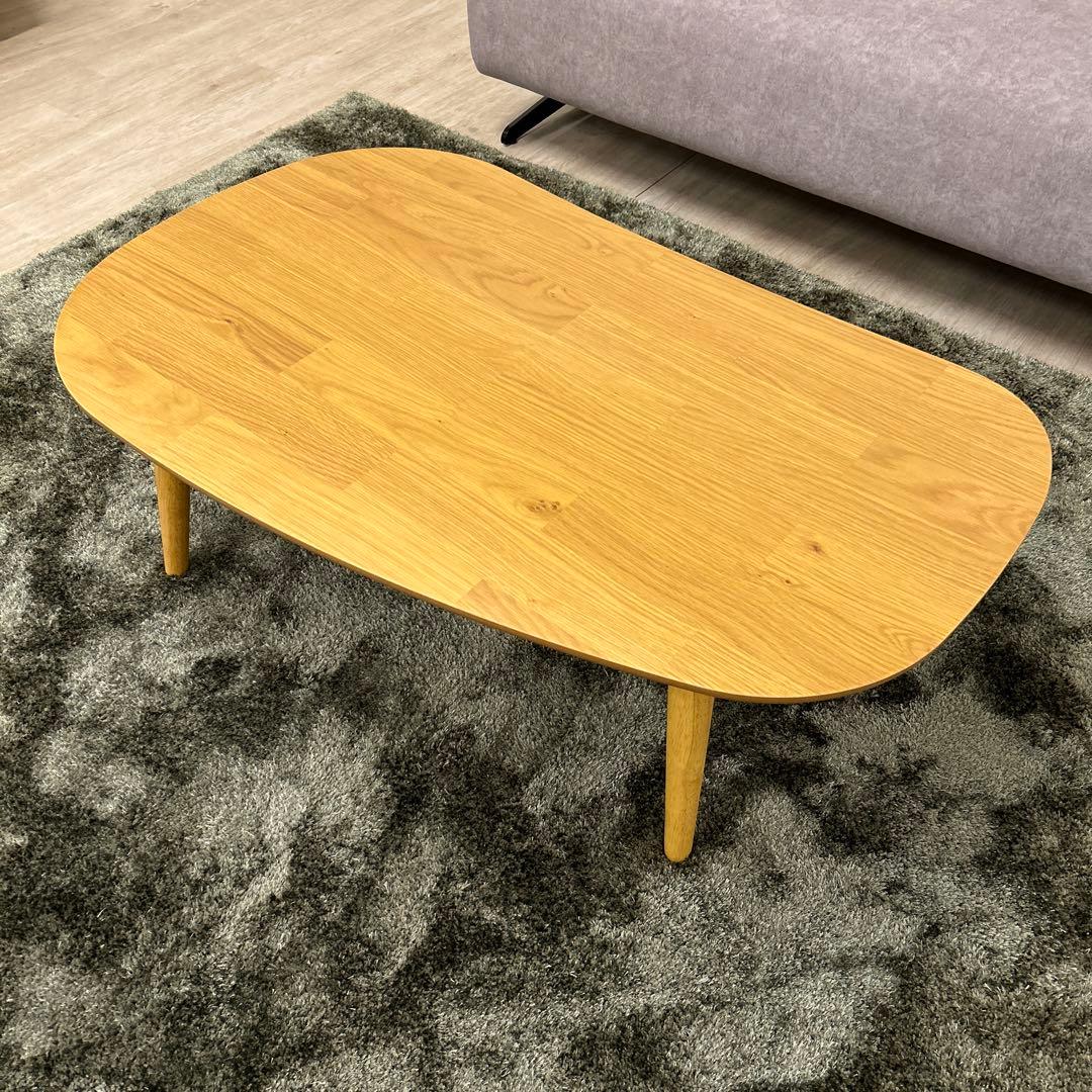 新品☆ビーンズ型こたつ 北欧風 マメ型 炬燵 暖卓 リビングコタツ おしゃれ