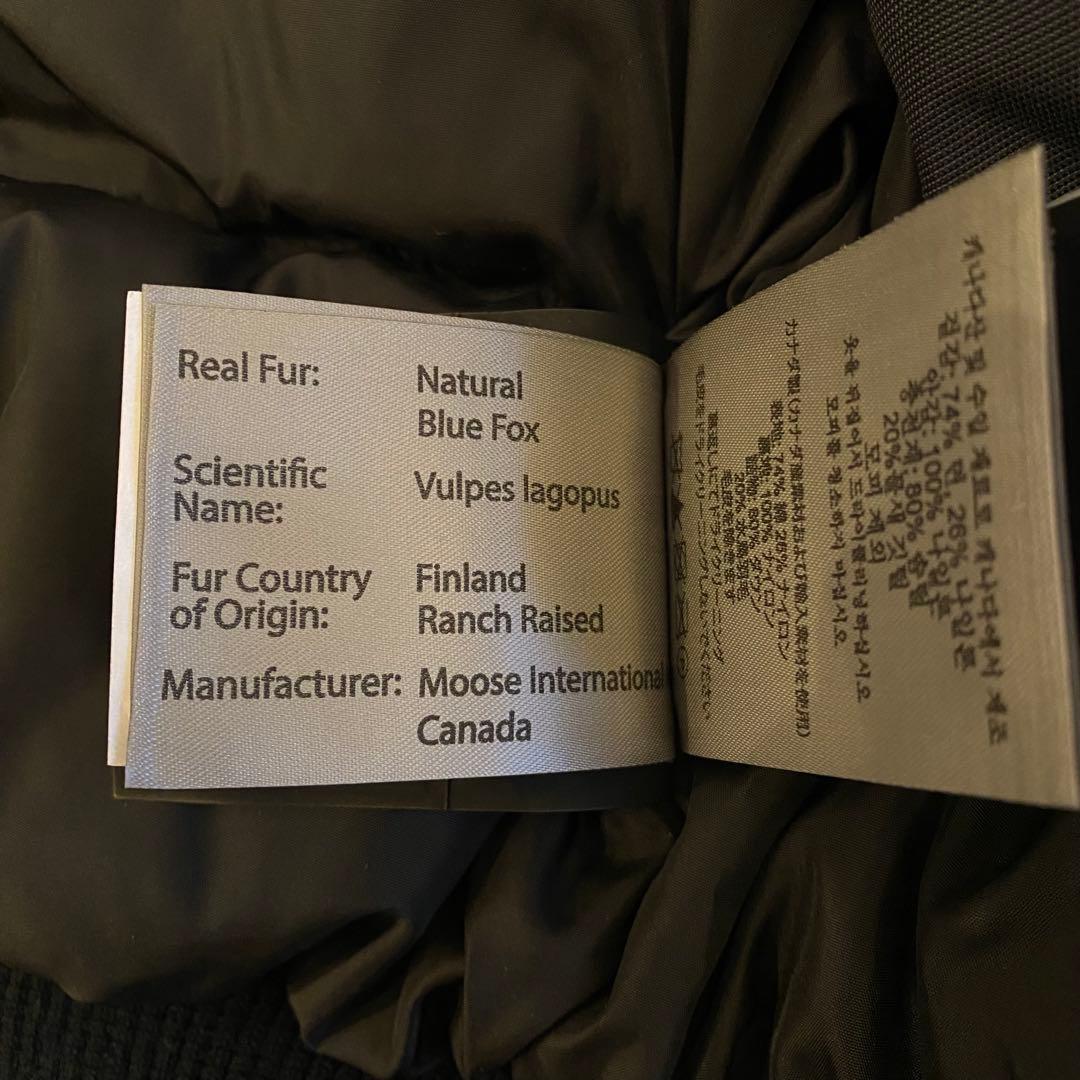 ムースナックルズ　ダウン　デビーボンバー　サイズSフォックスファー